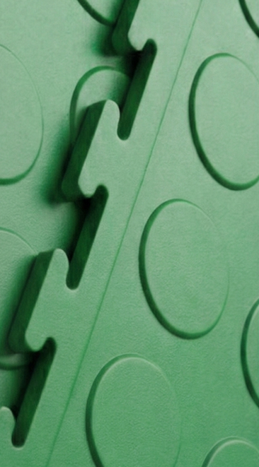 Dura Tile PVC Interlocking Floor Tiles - Green