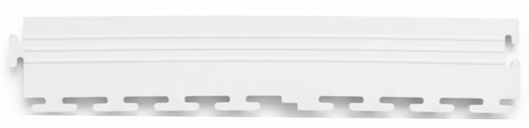 White PVC Dura Tile edge trim