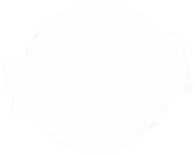 Stamp indicating manufacturer, seller and installer or PVC interlocking tiles