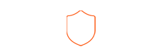 Icon of an orange shield