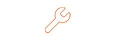 Icon of an orange spanner